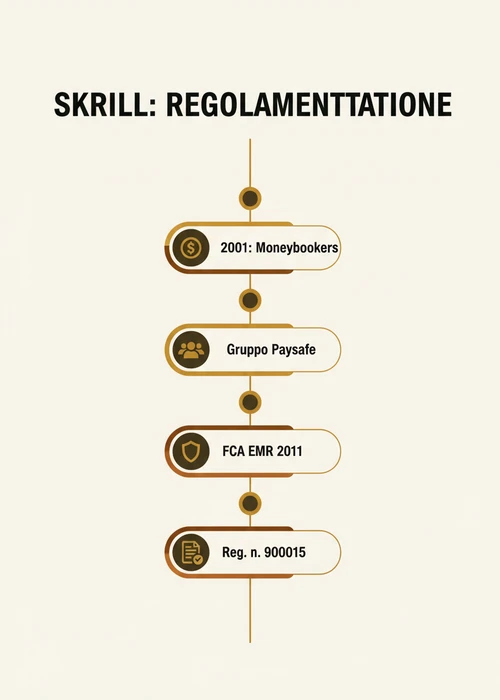 Icona Skrill con logo verde e blu su sfondo che richiama un casinò online, simbolo di pagamenti sicuri per i giocatori.
